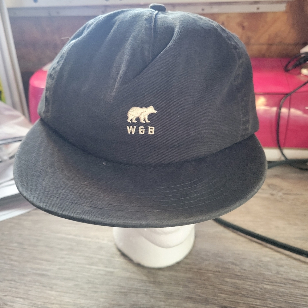Will &‎ Bear NWT Black Bear Logo Cap 100% Cotton